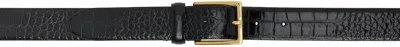 Anderson's Black Narrow Belt In N1 Black