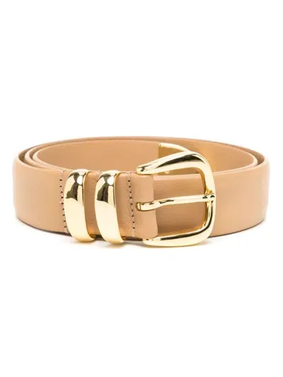 Anderson's Narrow Napa Leather Belt In Neutrals