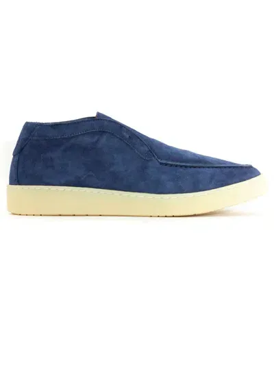 Andrea Ventura St. Bart Zenit Blue Suede Ankle Boot