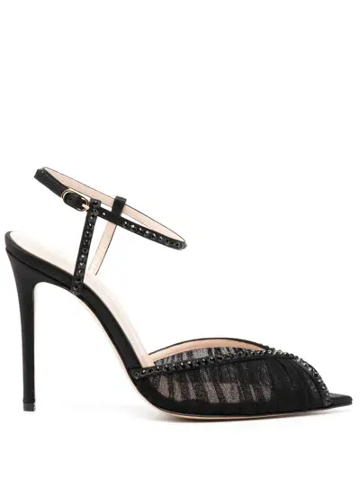 Andrea Wazen 105mm Katy Pumps In Black