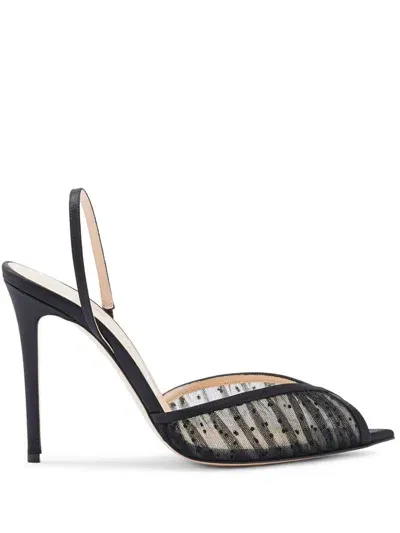 Andrea Wazen 105mm Katy Pumps In Black