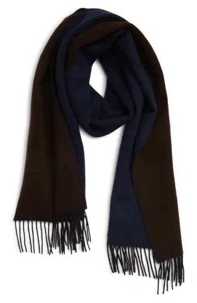 Andrew Stewart Double Face Cashmere Scarf In Multi