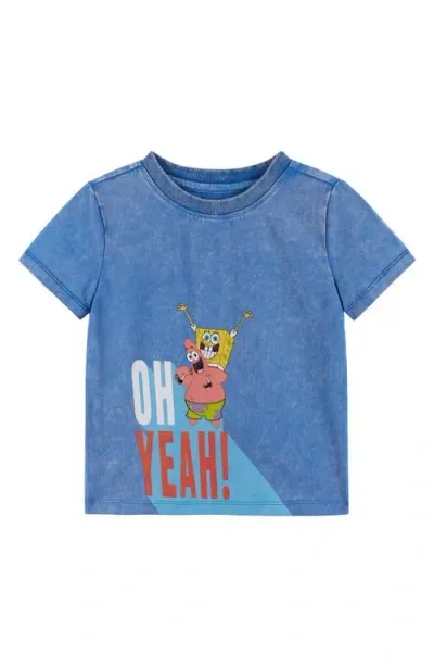 Andy & Evan Kids' Spongebob® Besties Cotton Graphic T-shirt In Blue