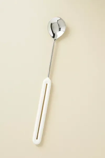 Anthropologie Arlo Cocktail Spoon In White