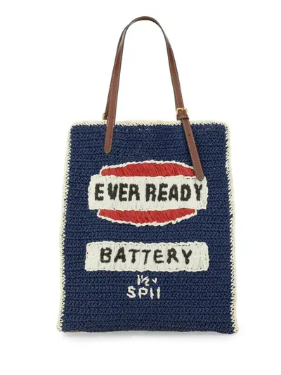 Anya Hindmarch Ever Ready Shoulder Bag In Blue