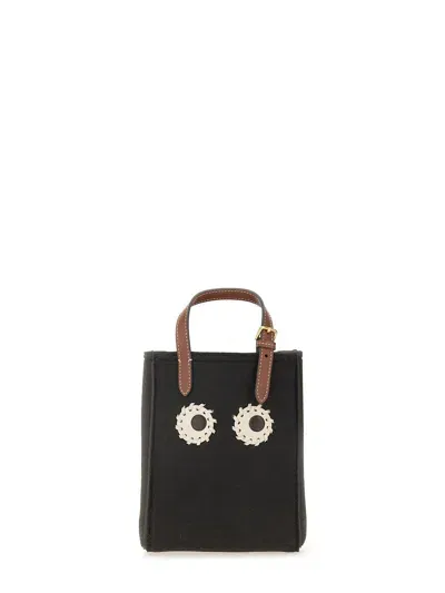 Anya Hindmarch Eyes Bag Small In Black