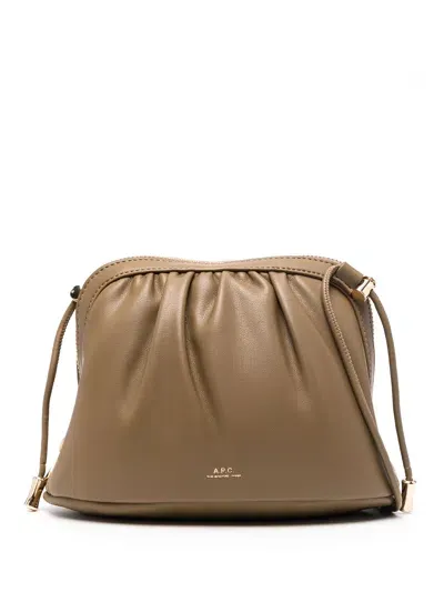 Apc Ninon Cross Body Bag In Brown