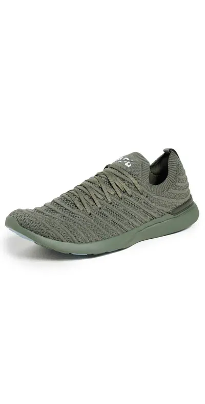 Apl Athletic Propulsion Labs Techloom Wave Sneakers Fatigue/ivory