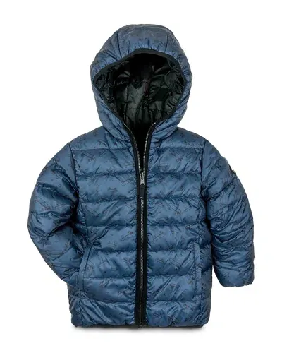 Appaman Boys' Reversible Puffer Coat - Little Kid, Big Kid In Skater Vibes