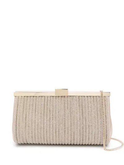 Aquazzura Sundance Clutch Bag In Gold