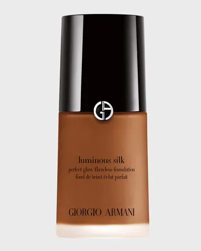 Armani Collezioni Luminous Silk Perfect Glow Flawless Oil-free Foundation In . (very Deep With A Pink Undertone)