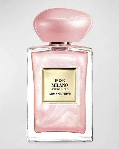 Armani Collezioni Rose Milano Soie De Nacre Eau De Parfum, 3.4 Oz. In White