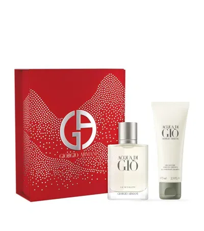 Armani Collezioni Acqua Di Giò Homme Eau De Toilette Fragrance Gift Set In White