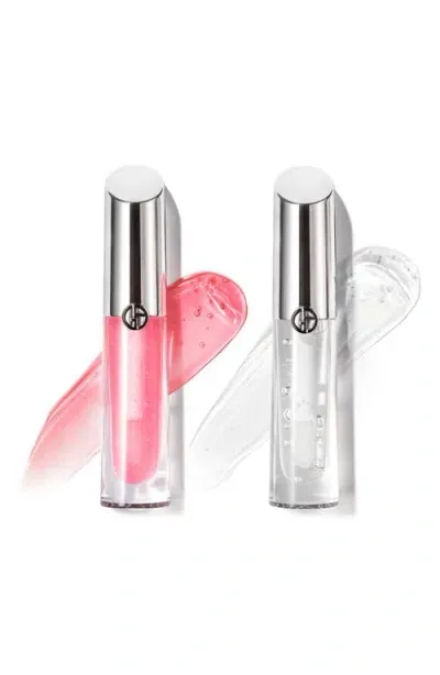 Armani Collezioni Armani Beauty Prisma Glass Lip Gloss Duo (nordstrom Exclusive) $76 Value In No Color