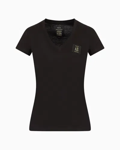 Armani Exchange Icon Project Regular Fit T-shirt In Black