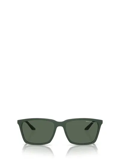 Armani Exchange Sunglasses In Matte Green