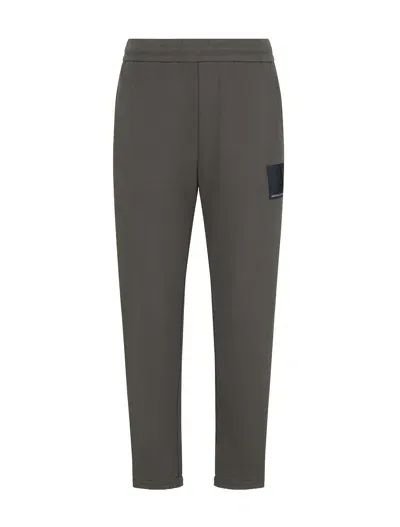 Armani Exchange Trousers In Dark Shadow