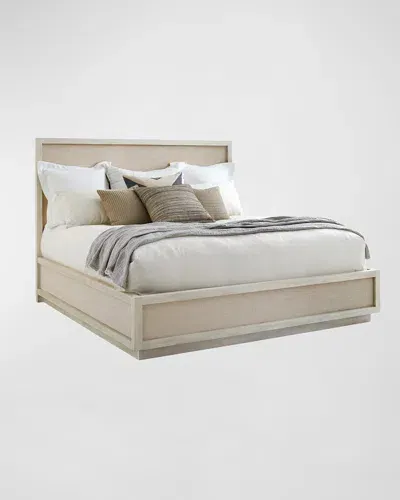 A.r.t. Furniture Cotiere King Panel Bed In Linen