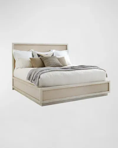 A.r.t. Furniture Cotiere Queen Panel Bed In Linen