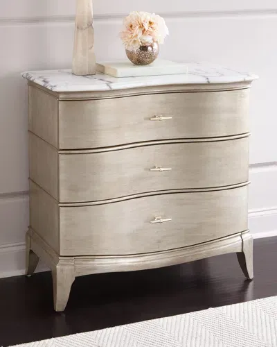 A.r.t. Furniture Montane 3-drawer Chest In Silver