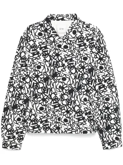 Arte Floral-print Jacket In Multicolor