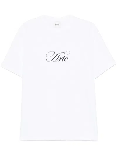 Arte T-shirt Mit Logo In Weiss