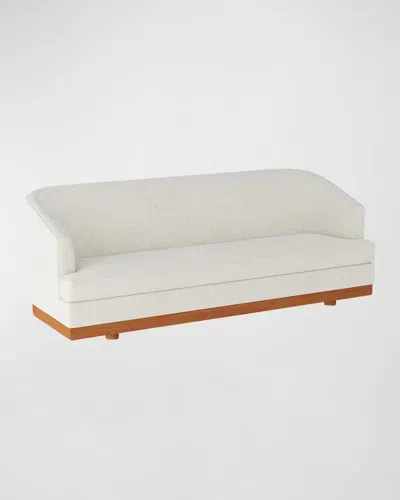 Arteriors Bishop Sofa, 88" In Frost White