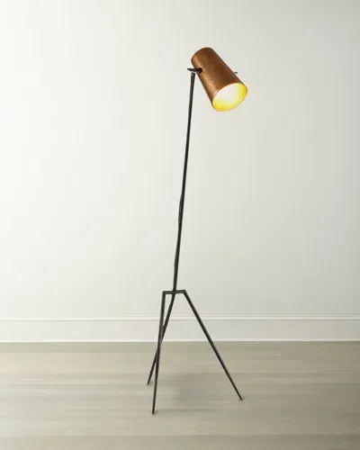 Arteriors Draper 66" Floor Lamp In Black