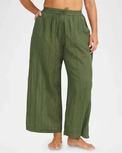 Artesands Plus Size Grainger Beach Pants In Olive