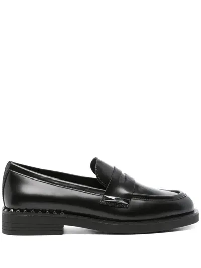 Ash Black Slip-on Flat Shoes