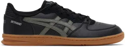 Asics Black Skyhand Og Sneakers In 001 Black/truffle Gr