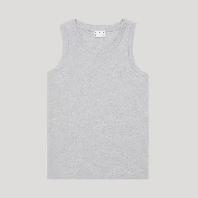 Asket The Tank Top Grey Melange