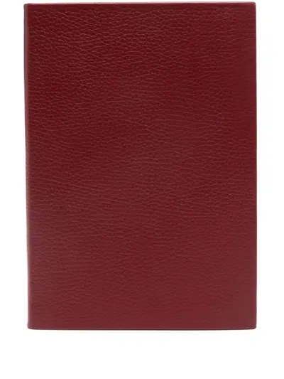 Aspinal Of London Bound Notebook (21,59cm X 14,99) In Red