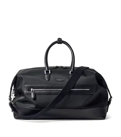 Aspinal Of London Nylon Holdall In Black