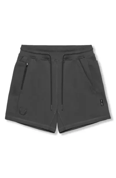 Asrv Tech Terry Sweat Shorts In Space Grey