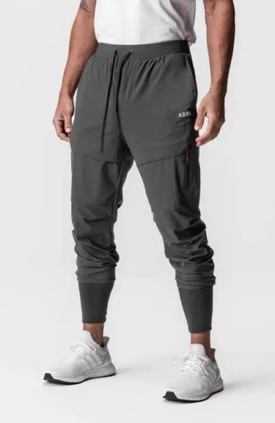 Asrv Tetra-lite™ Water Repellent High Rib Joggers In Space Grey