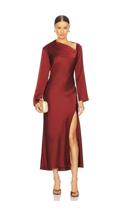 Astr Catriona Dress In Mulberry