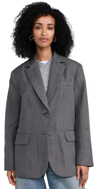 Astr Isadora Blazer Charcoal