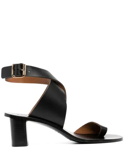 Atp Atelier 55mm Gildone Sandals In Schwarz