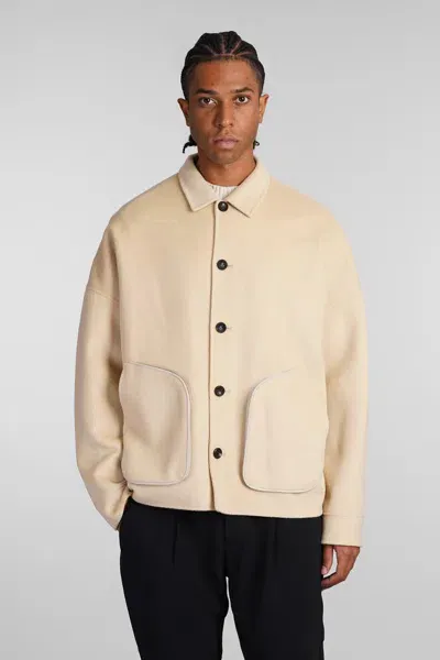 Attachment Casual Jacket In Beige