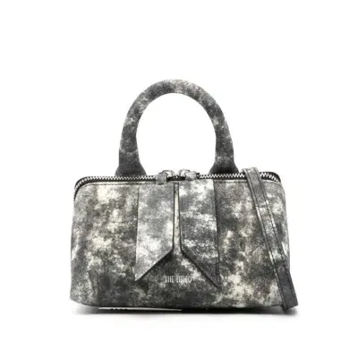 Attico Mini Friday Bag In Grey