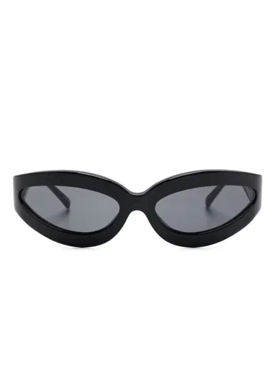 Attico X Linda Farrow Ida Sunglasses In Black