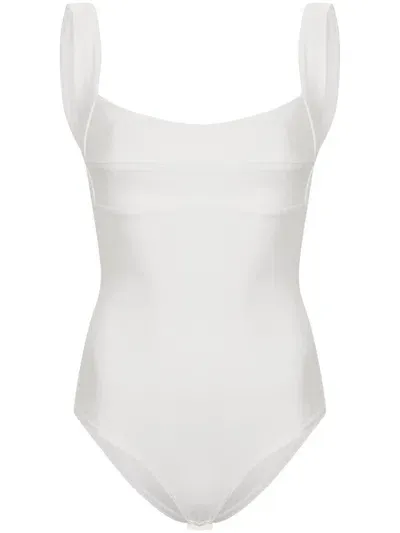 Atu Body Couture Square-neck Bodysuit In White