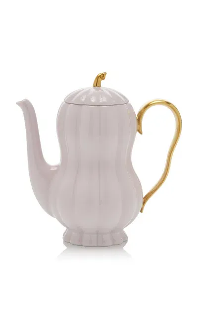 Augarten Wien Porcelain Coffee Pot In Pink