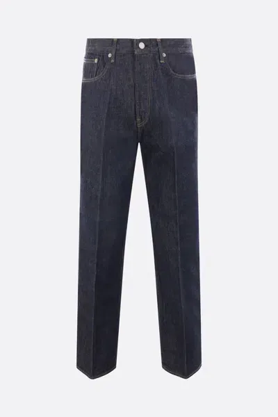 Auralee Indigo Blue Cotton Jeans