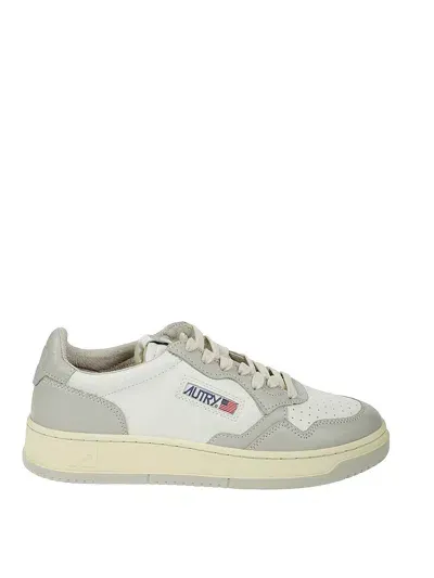 Autry 01 Low Leat Leat In White