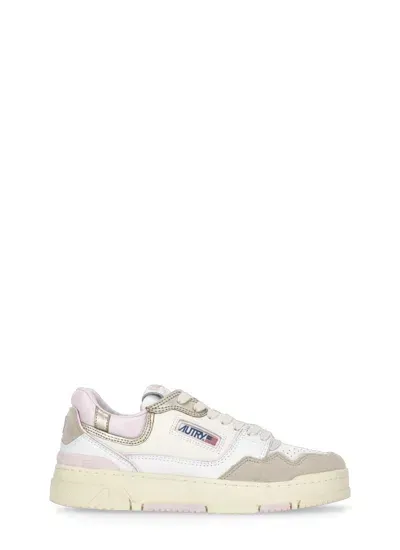 Autry Clc Low Sneakers In Ivory