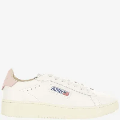 Autry Dallas Leather Sneakers In White