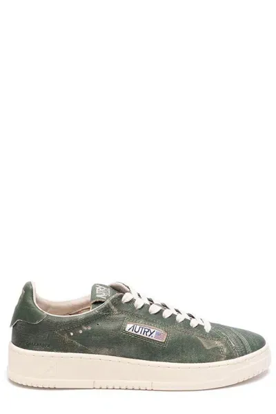 Autry `dallas` Low-top Sneakers In Green