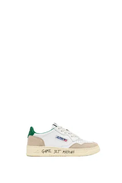 Autry Medalist Low Sneakers In Green